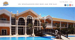 Desktop Screenshot of hotelcotillobeach.com